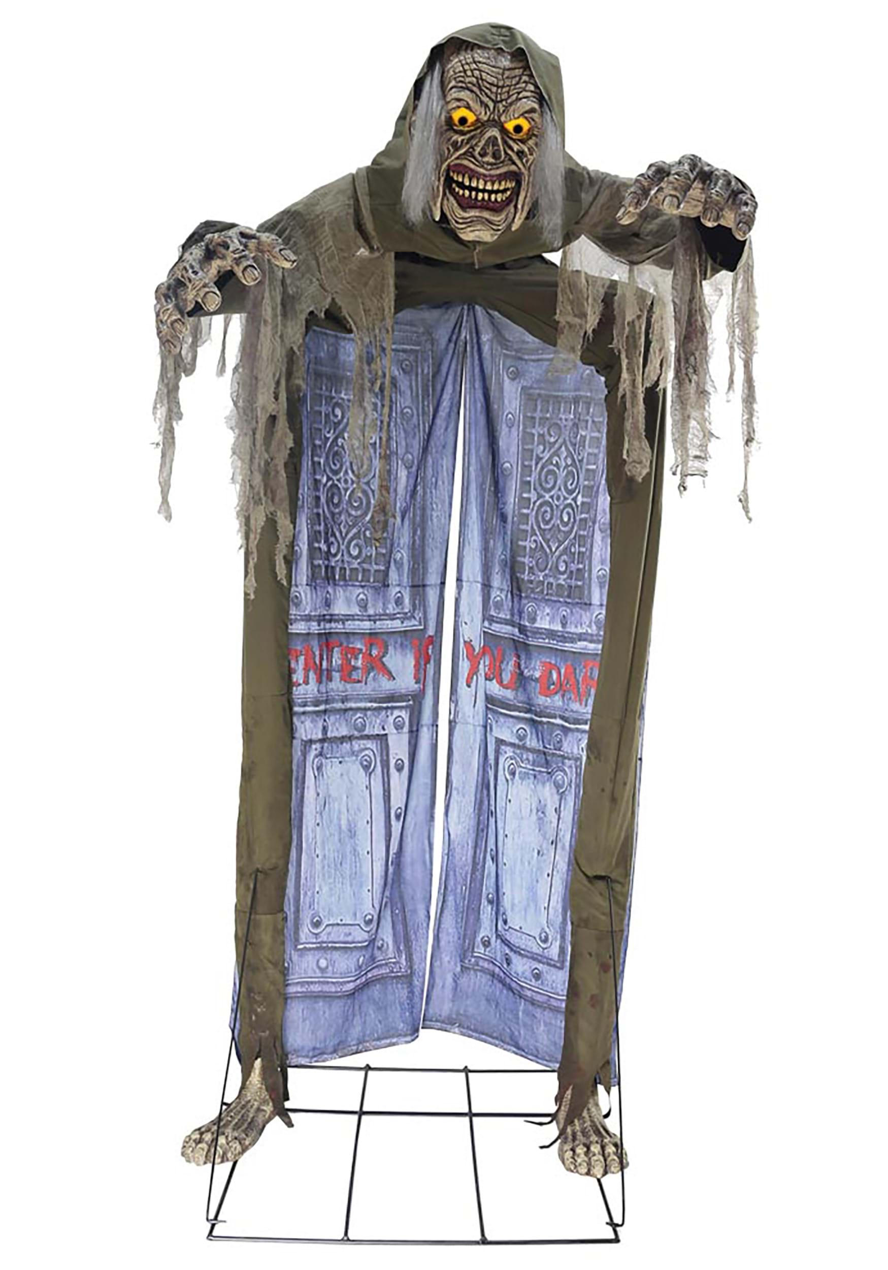 Image of 10 Foot Looming Ghoul Archway Animated Prop | Halloween Animatronics ID MOMR124762-ST