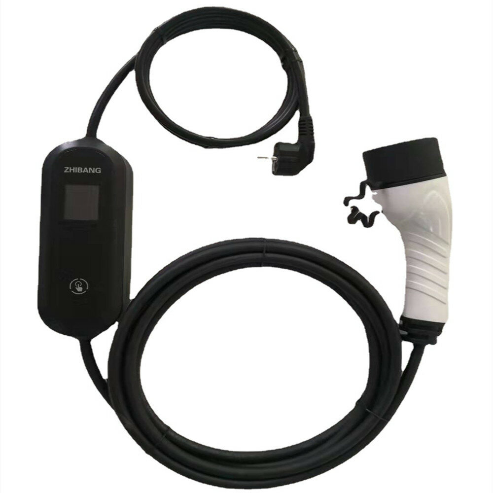 Image of 110/220V LCD Electric Vehicle Charger Smart Car Charging Stick