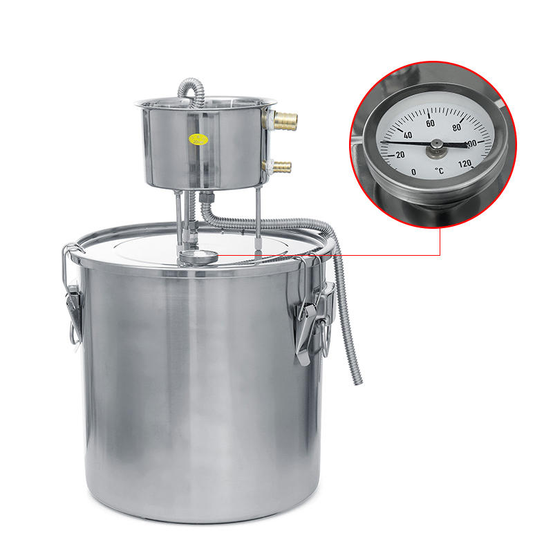 Image of 11/22/35L Alcohol Water Distiller Stainless Fruit Liquor Making Tool Alcohol Making Machine Household Bar Sets