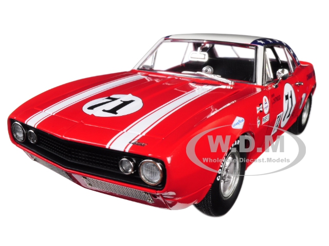Image of 1967 Chevrolet Camaro 71 Joie Chitwood "Chargin Cherokee" Daytona 24 Hours 1968 Limited Edition to 390 pieces Worldwide 1/18 Diecast Model Car by Acm