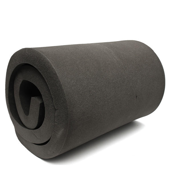 Image of 200x60x5cm Black High Density Seat Foam Rubber Replacement Upholstery Cushion Foam