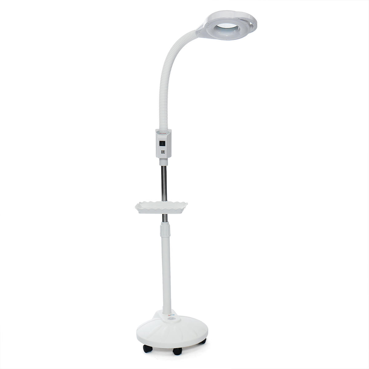 Image of 220v-240V 16X Diopter LED Magnifying Beauty Light Cold/Warm Floor Stand LampWork Light For Beauty Salon Nail