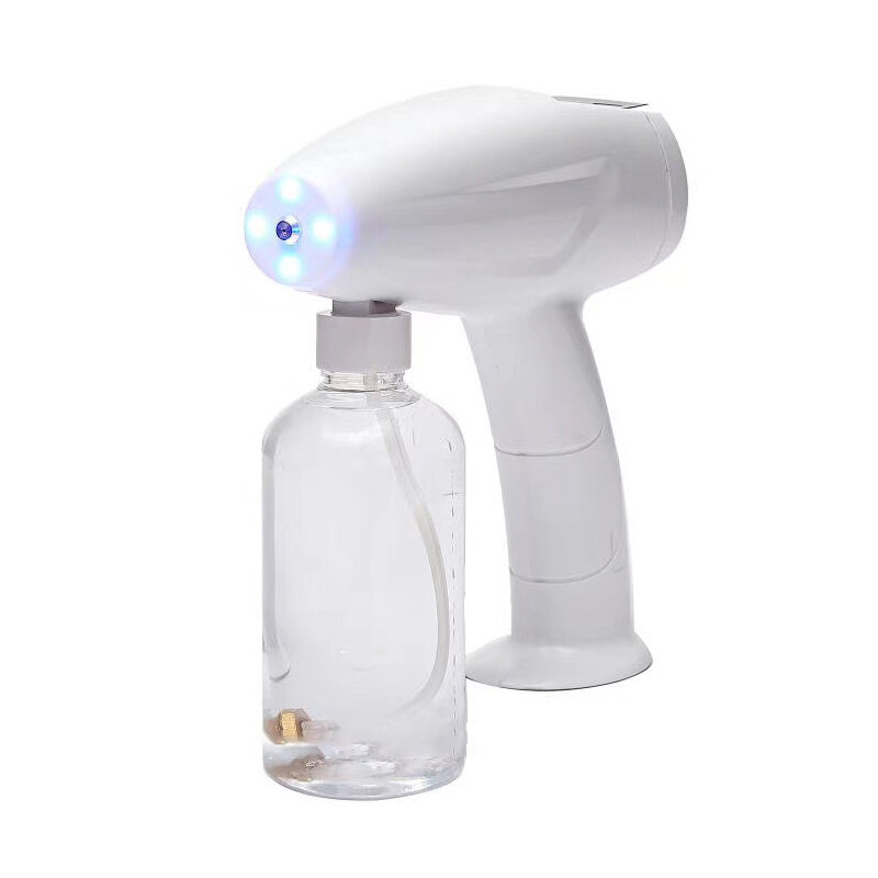 Image of 250ML Handheld Atomizing Sprayer USB Charging Wireless Nebulizers Disinfectant Fogger Blue-ray Nano Steam Sprayer with T