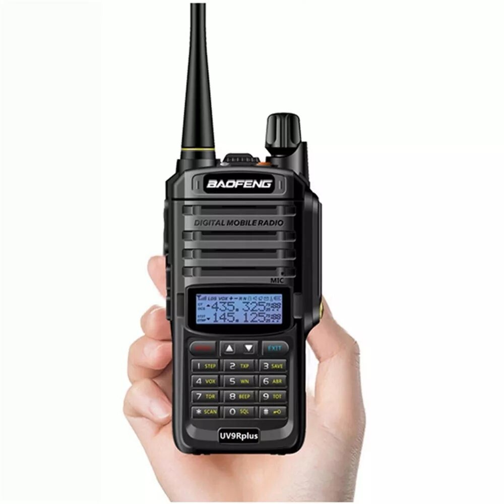 Image of 2Pcs Baofeng UV-9R Plus 5W Upgrade Version Two Way Radio VHF UHF Walkie Talkie for CB Ham EU Plug
