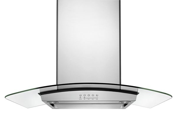 Image of 30&quot Modern Glass Wall Mount Range Hood ID WVW75UC0DS