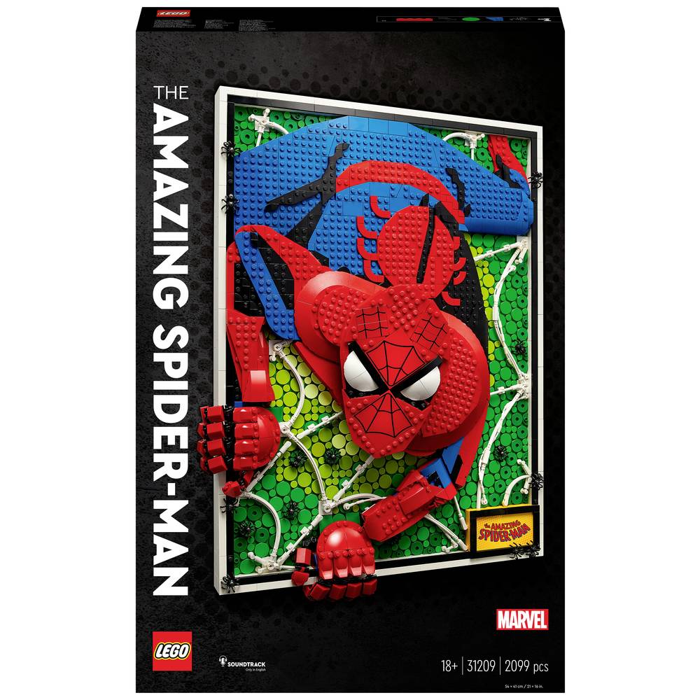 Image of 31209 LEGOÂ® ART The Amazing Spiderman