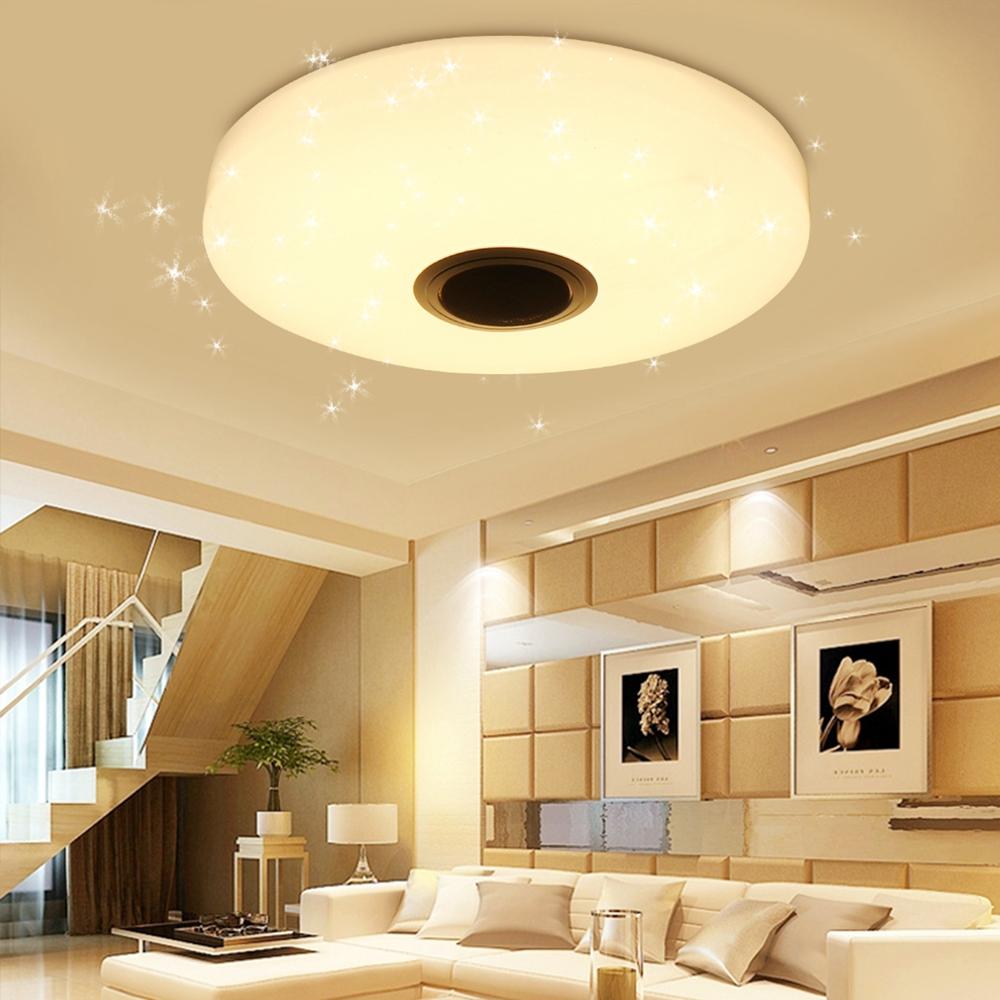 Image of 36W RGBW Starlight LED Ceiling Lamp Music Light bluetooth for Bedroom Home AC220V / AC110~240V