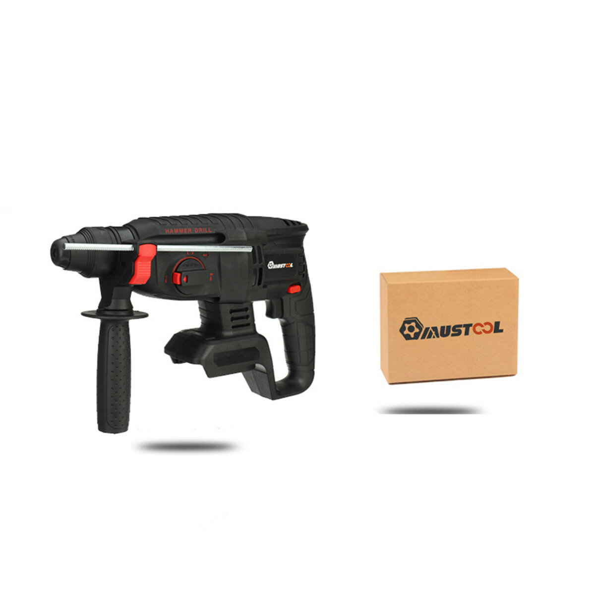 Image of 388VF 6200ipm Brushless Cordless Electric Rotary Hammer Woodworking Tool with/without 10cell Battery