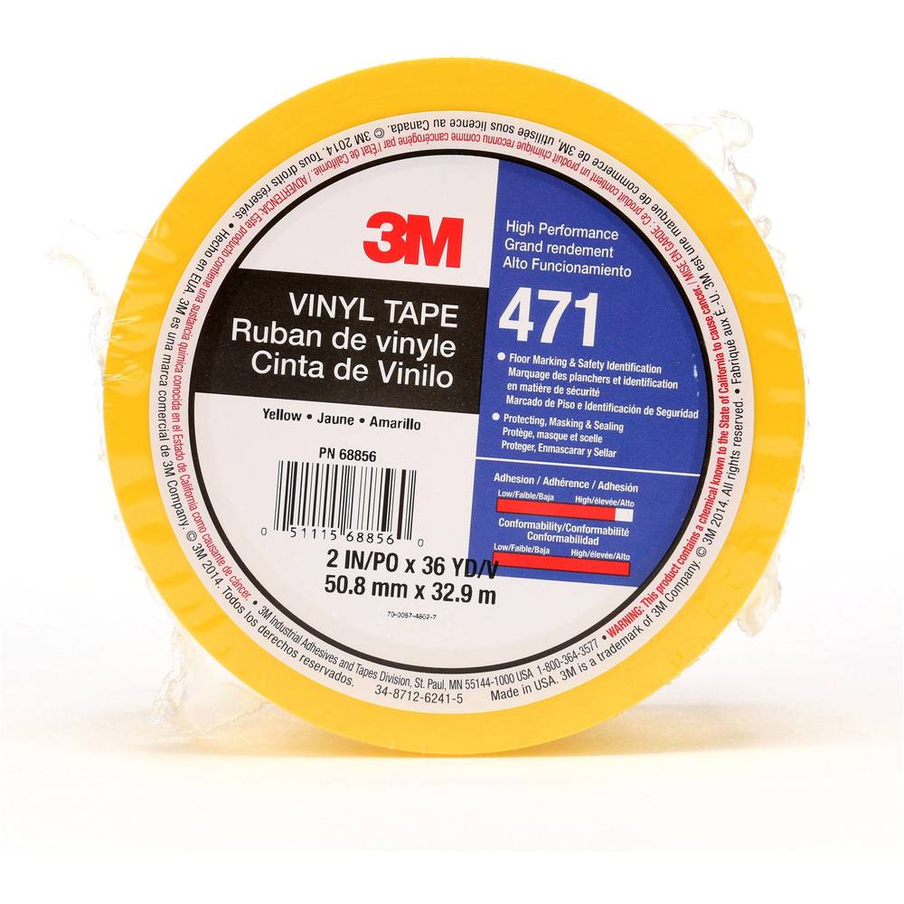 Image of 3M 471G50IW PVC tape Yellow (L x W) 33 m x 50 mm 1 pc(s)