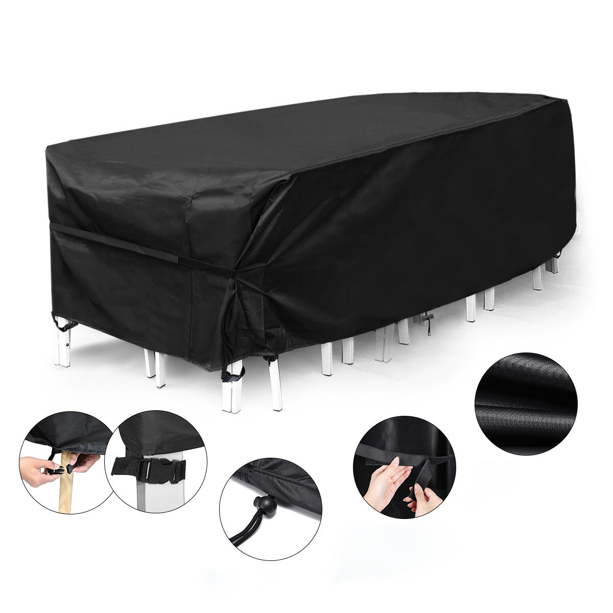 Image of 420D Oxford Polyester Furniture Cover UV-protection Waterproof Furniture Cover