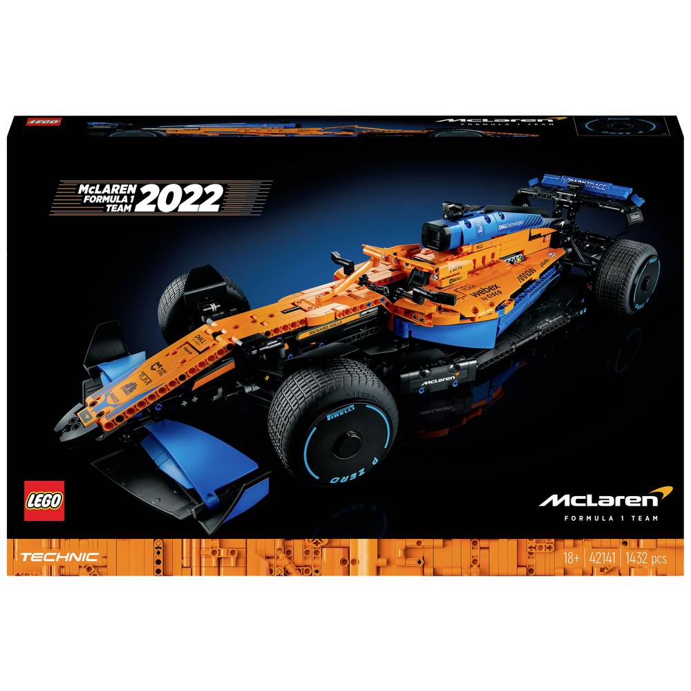 Image of 42141 LEGOÂ® TECHNIC McLaren Formula 1â¢ racing car