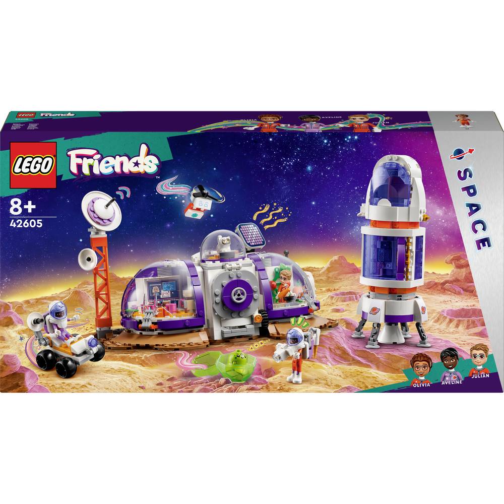 Image of 42605 LEGOÂ® FRIENDS Mars space base with rocket