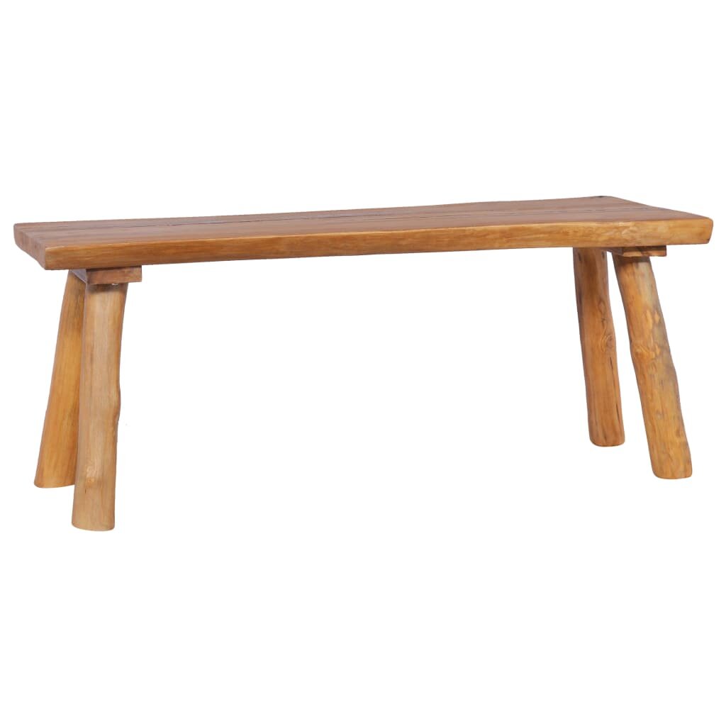 Image of 472" Solid Teak Wood Garden Bench Outdoor Seating Dining Bench