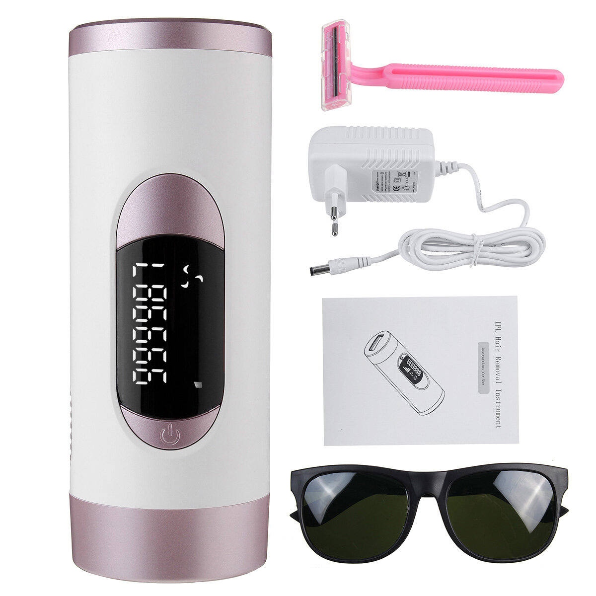 Image of 5 Gears 999999 Flashes IPL Laser Epilator Hair Removal Device Permanent Painless Full Body Hair Remover