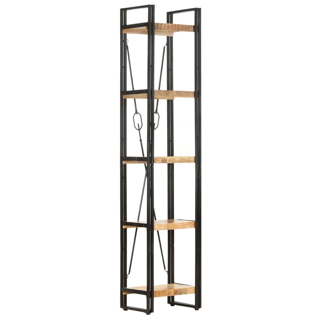 Image of 5-Tier Bookcase 154"x118"x709" Solid Mango Wood