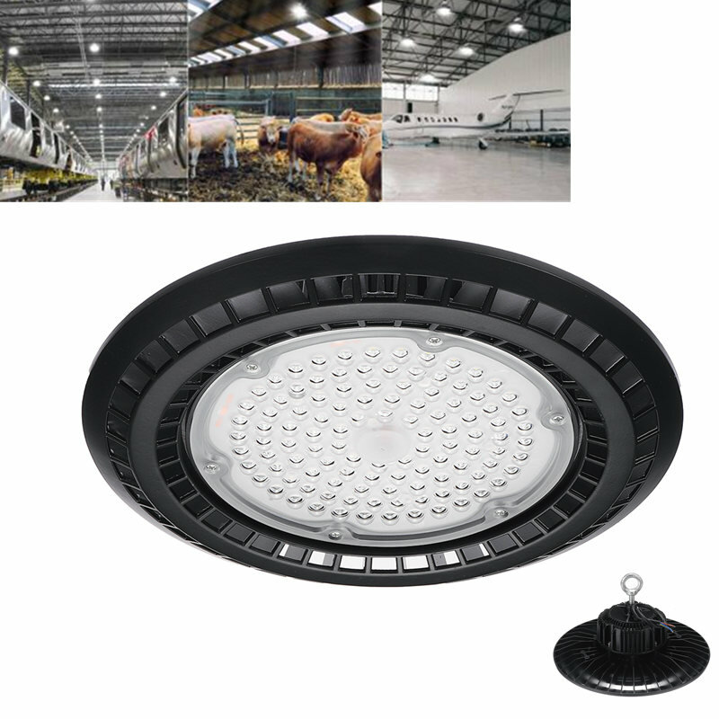 Image of 55/110/165/220LED 6000K White Light UFO High Bay Indoor/Outdoor IP65 Factory Warehouse