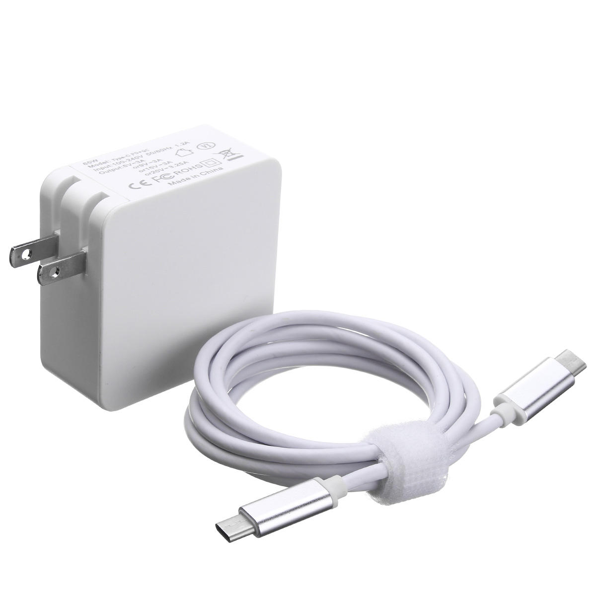 Image of 5V/3A 9V/3A 15V/3A 20V/325A 65W Type-C AC Adapter Charger USB-C Power Charger