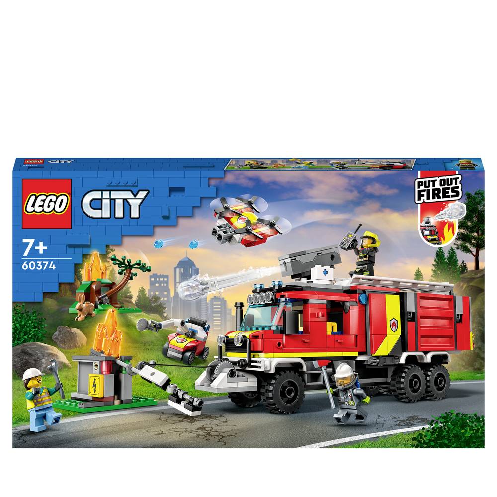 Image of 60374 LEGOÂ® CITY Operations conducted wagon of the fire brigade