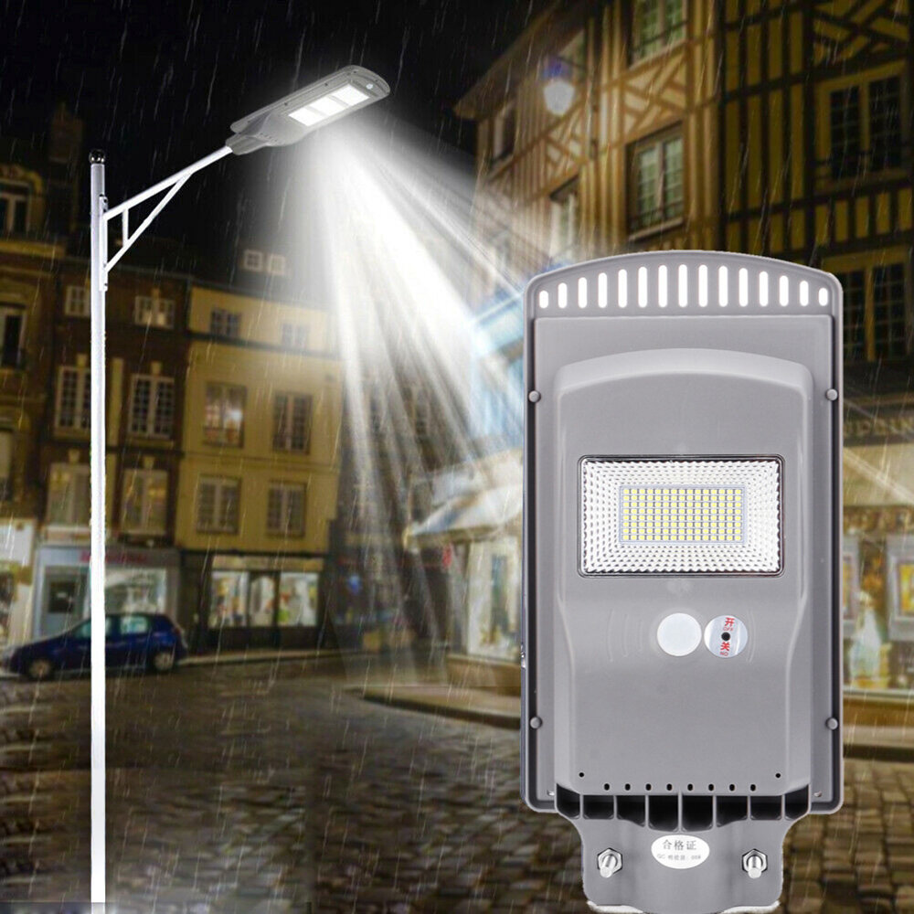 Image of 60W 120W 160W LED Solar Street Light PIR Motion Sensor Outdoor Garden Wall Lamp