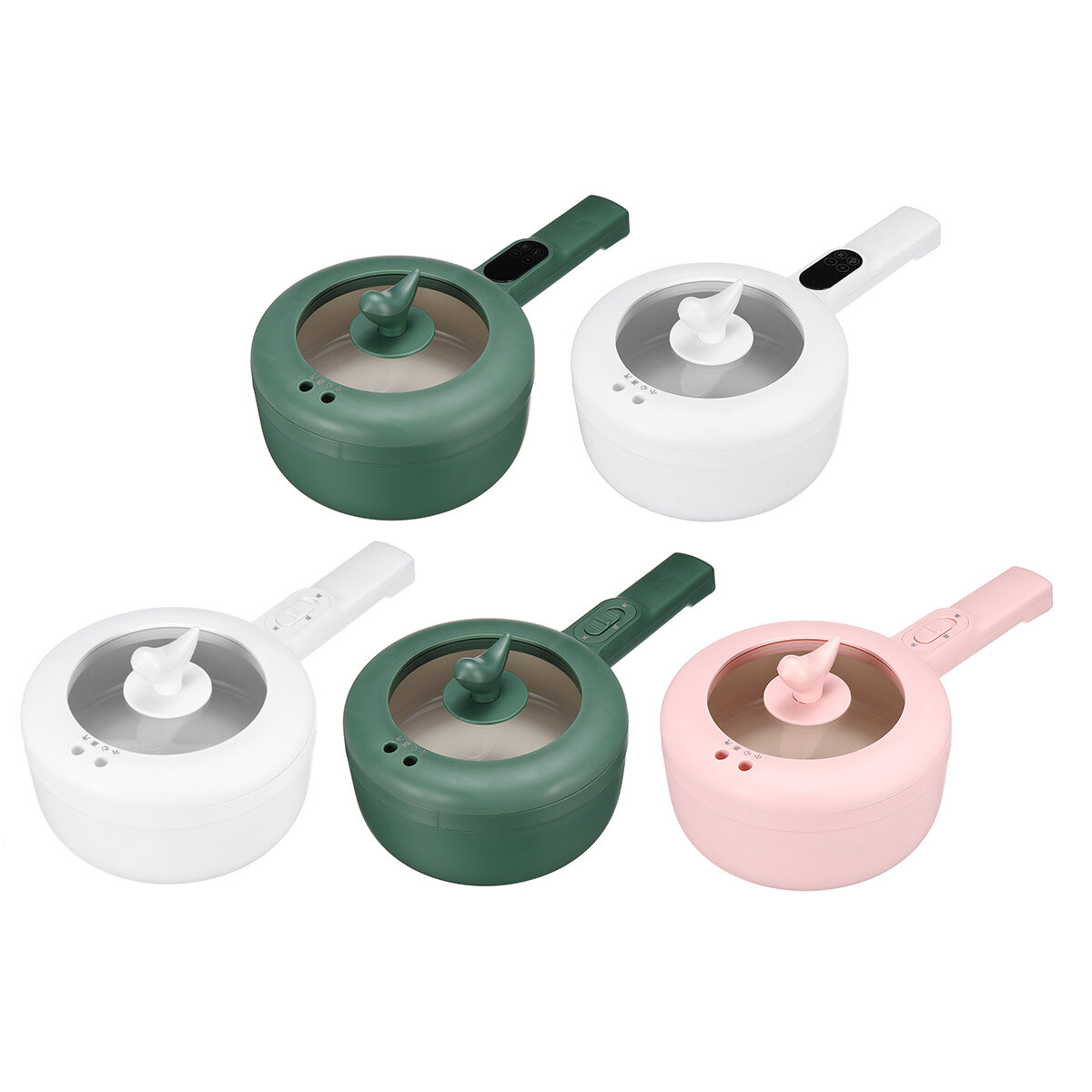 Image of 700W Portable Electric Cooking Pot Food Steamer Multi-purpose Pot