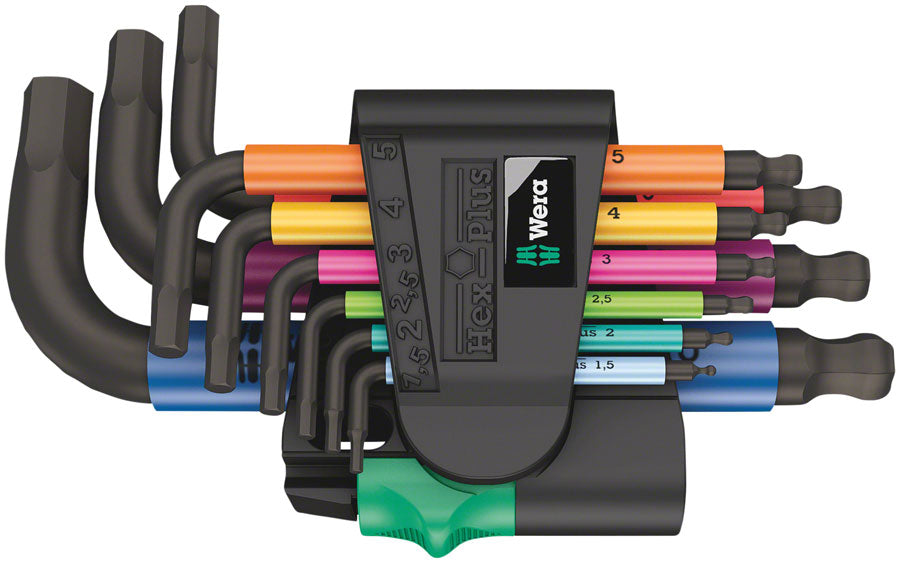 Image of 950/9 Hex-Plus Multicolour 2 L-key set metric BlackLaser