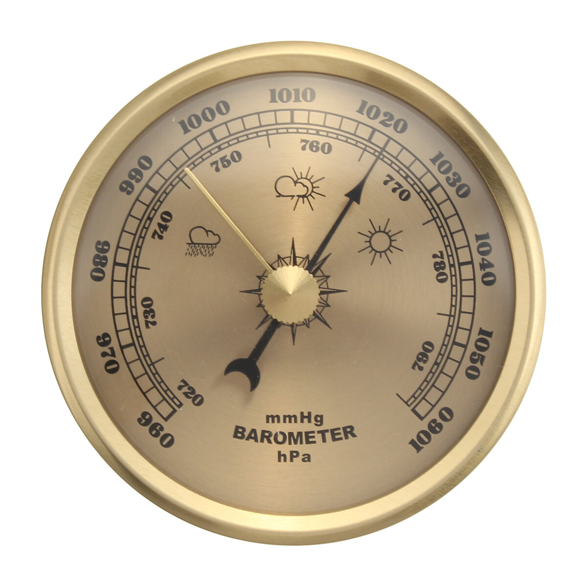 Image of 960-1060hPa Barometer Air Pressure Gauge Weatherglass Weather Meter Wall Hanging