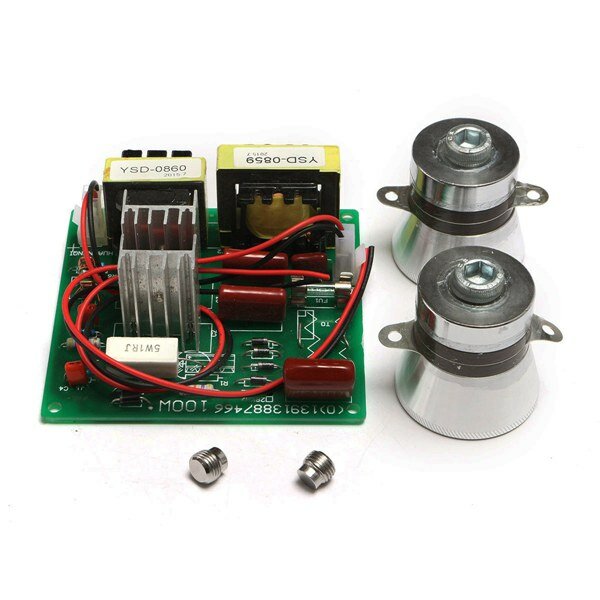Image of AC 220V Ultrasonic Cleaner Power Driver Board With 2Pcs 50W 40K Transducers