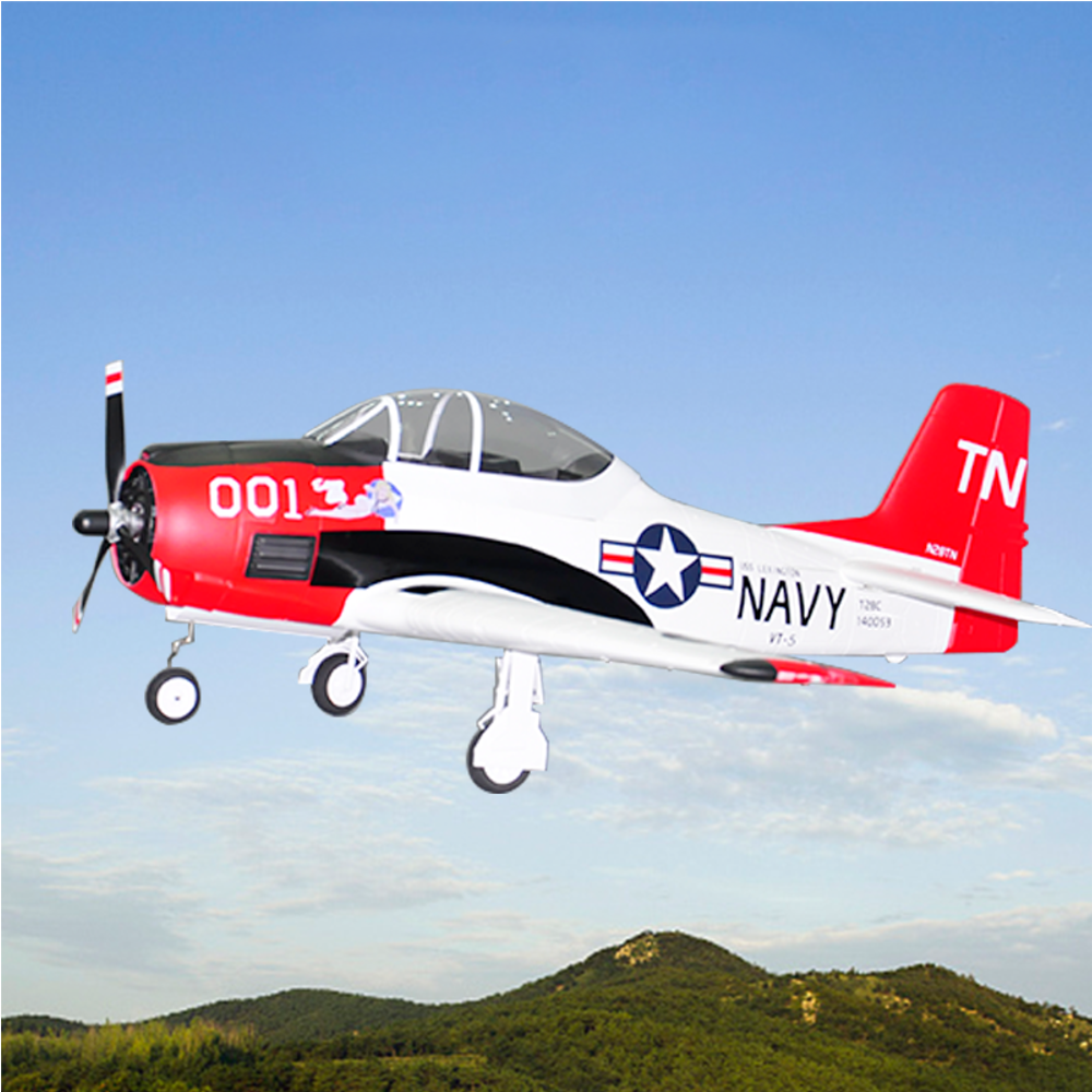 Image of AF Model T-28 1100mm Wingspan EPO RC Airplane Warbird KIT/PNP