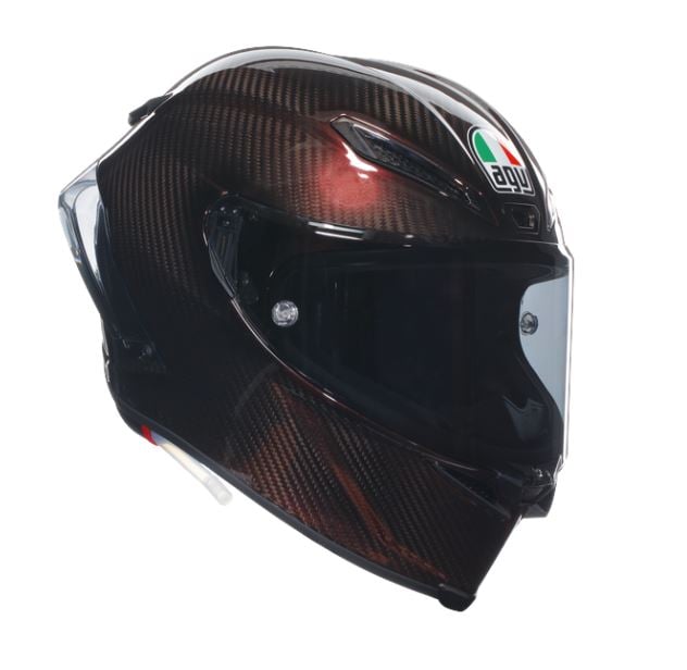 Image of AGV Pista GP RR E2206 DOT MPLK Mono Red Carbon 011 Full Face Helmet Size S EN