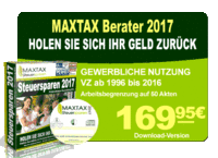 Image of AVT100 MAXTAX - Beraterversion 2017 - 50 Akten ID 4705690