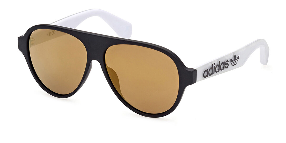 Image of Adidas Originals OR0059 02G 57 Lunettes De Soleil Homme Noires FR