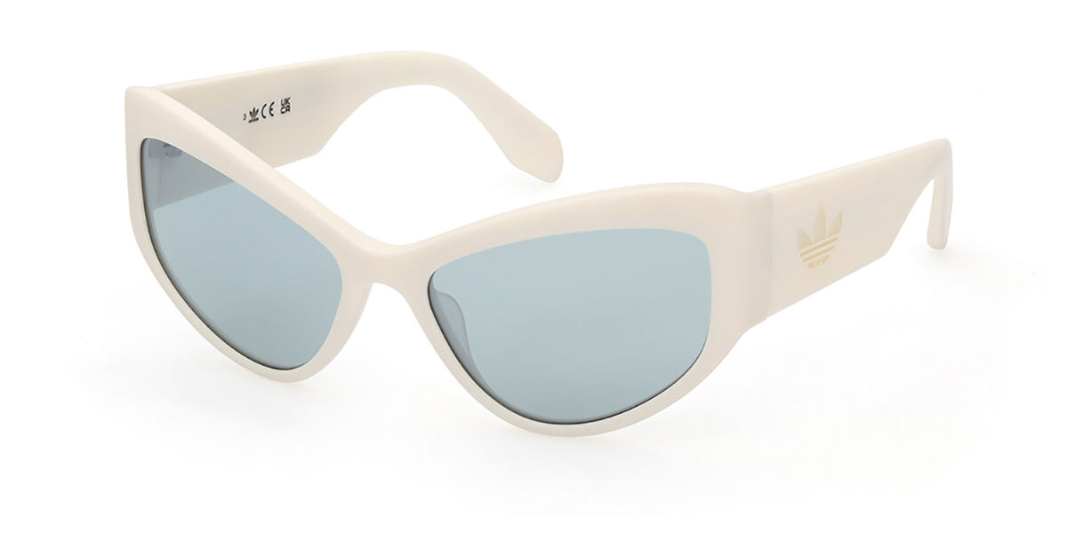 Image of Adidas Originals OR0089 21X 57 Lunettes De Soleil Femme Blanches FR