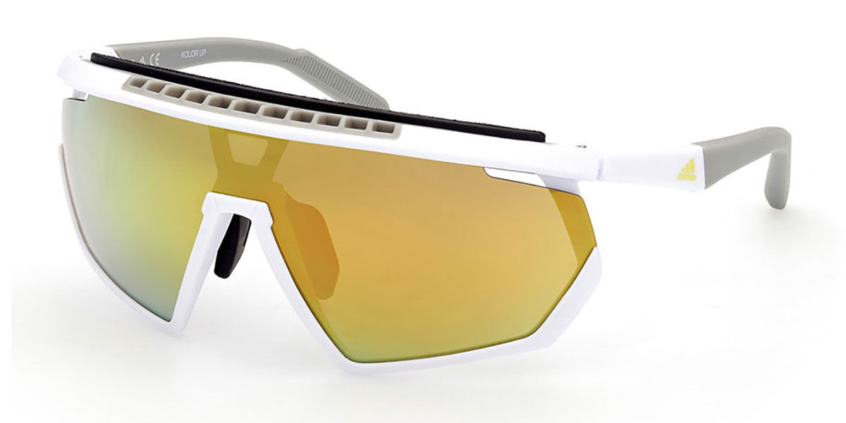 Image of Adidas SP0029-H 21G Óculos de Sol Brancos Masculino PRT