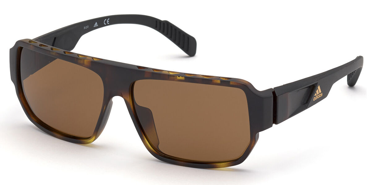 Image of Adidas SP0038 52E 61 Lunettes De Soleil Homme Tortoiseshell FR