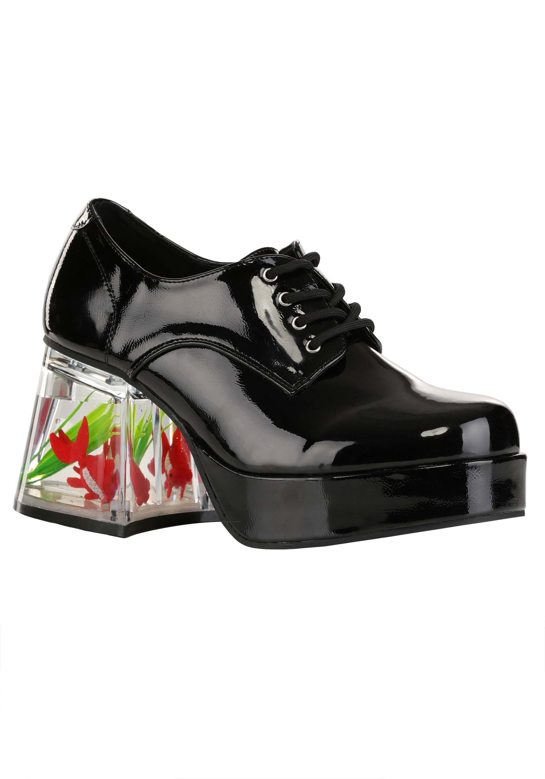 Image of Adult Black Goldfish Pimp Shoes | Costume Shoes ID FUN7332BLK-11