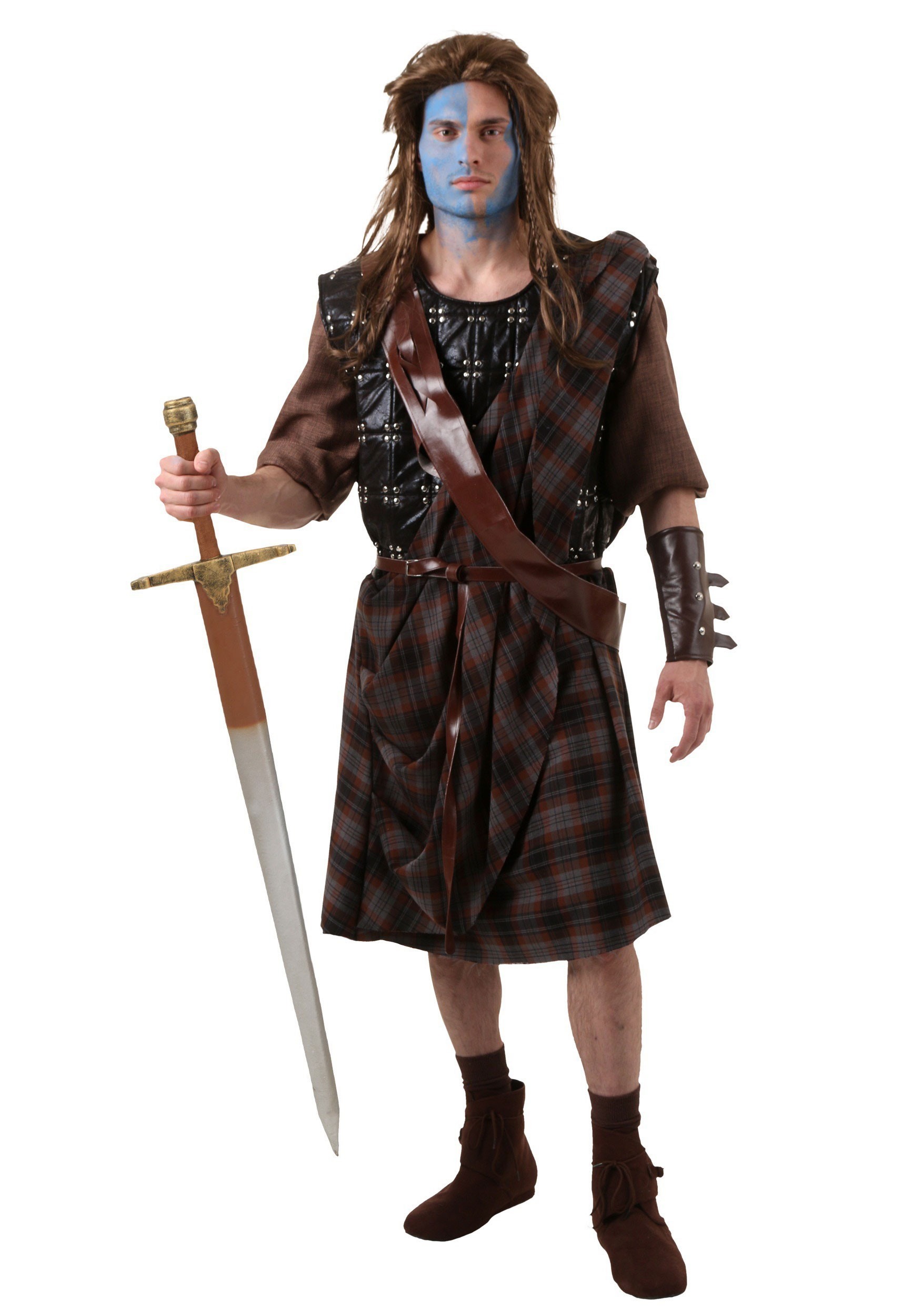 Image of Adult Braveheart William Wallace Costume | Movie Character Costumes ID BVH6016AD-ST