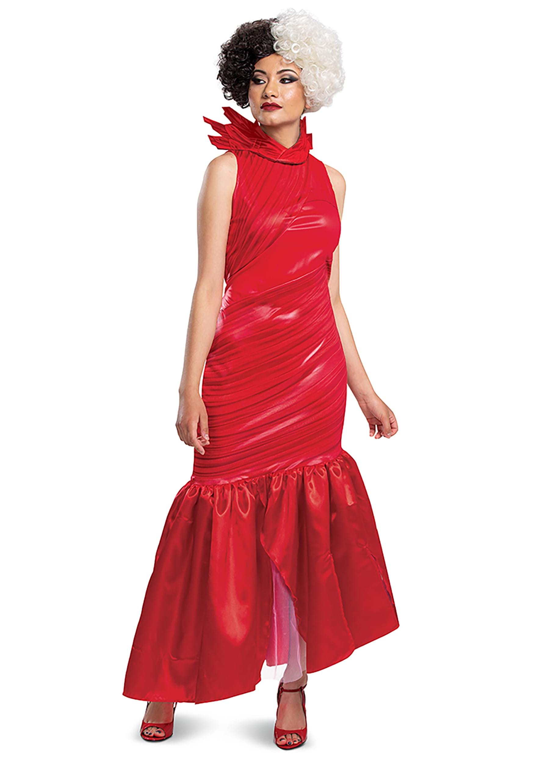 Image of Adult Cruella Red Dress Classic Costume ID DI118539-M
