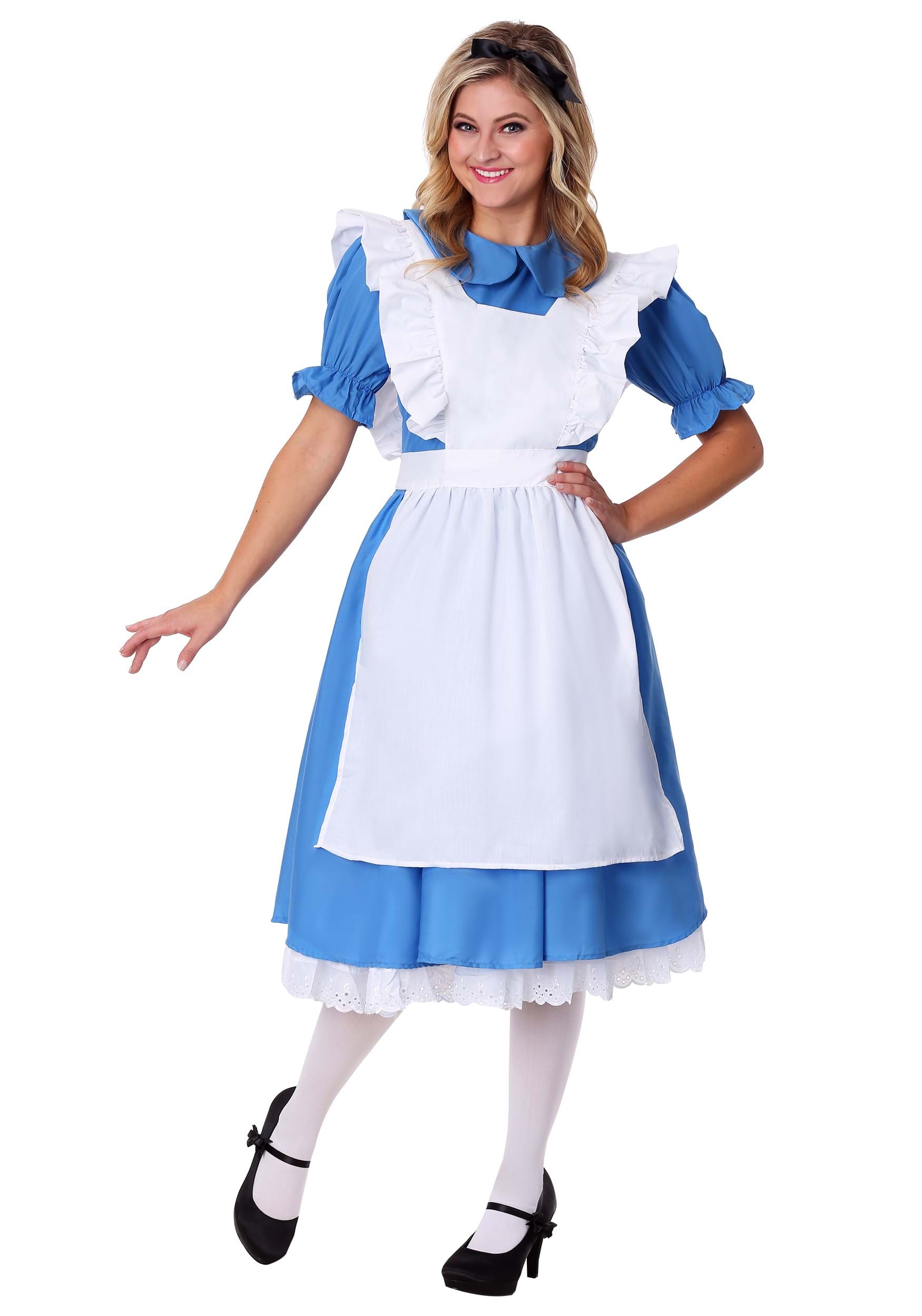 Image of Adult Deluxe Alice Costume ID FUN3004AD-L