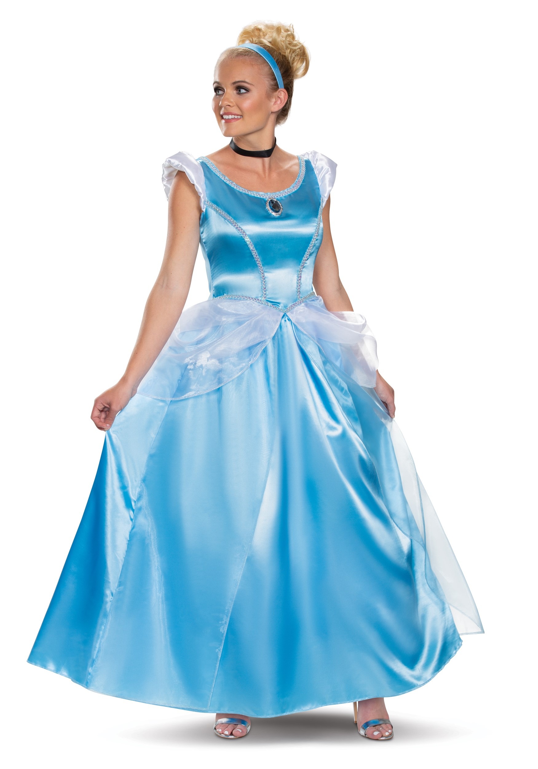 Image of Adult Deluxe Cinderella Costume ID DI103909-M