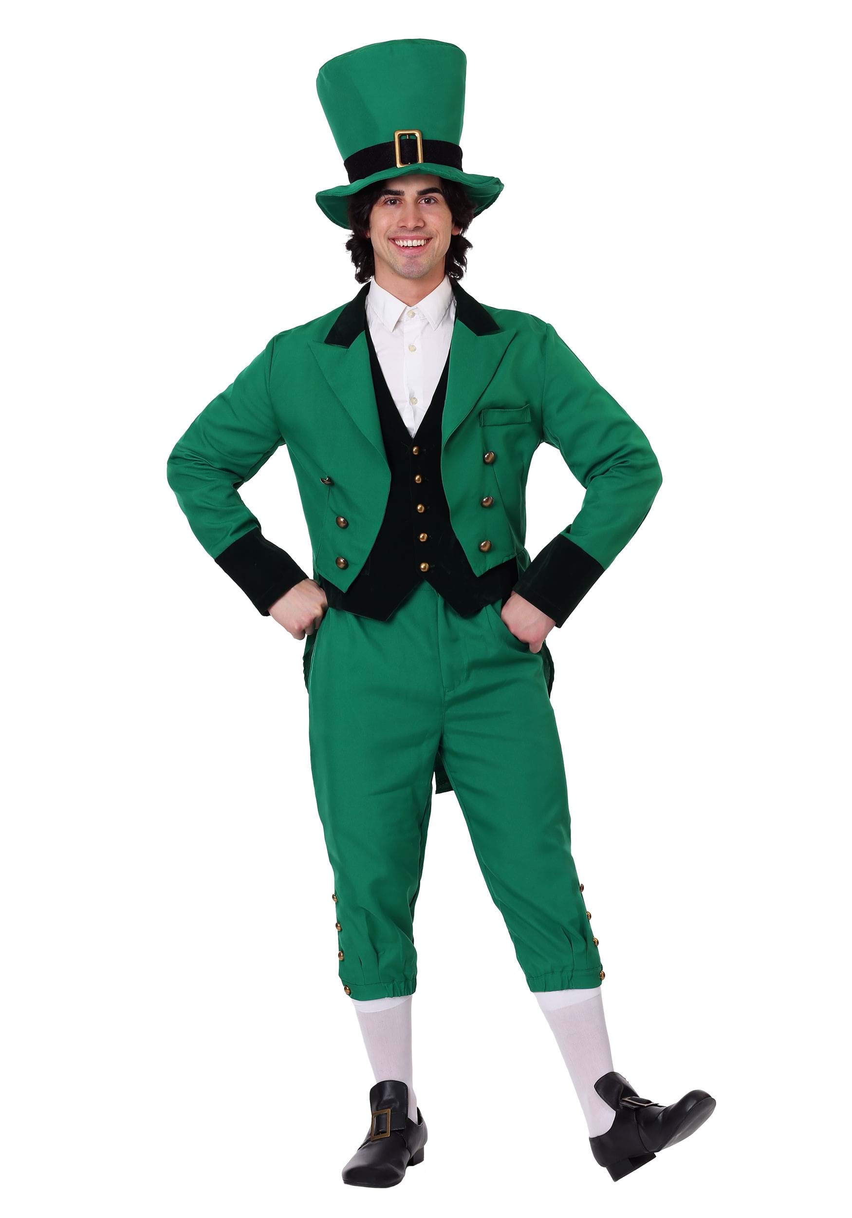 Image of Adult Green Leprechaun Costume ID FUN2082AD-L