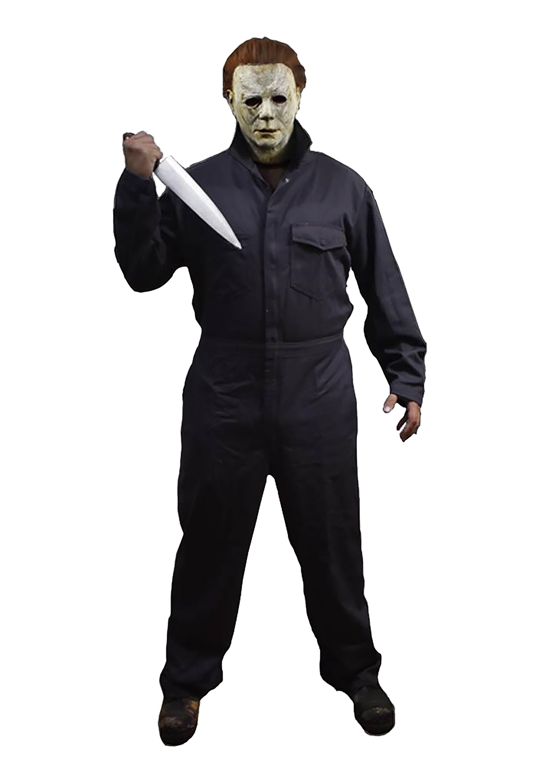 Image of Adult Halloween (2018) Michael Myers Coveralls Costume ID TTTTMF105-ST