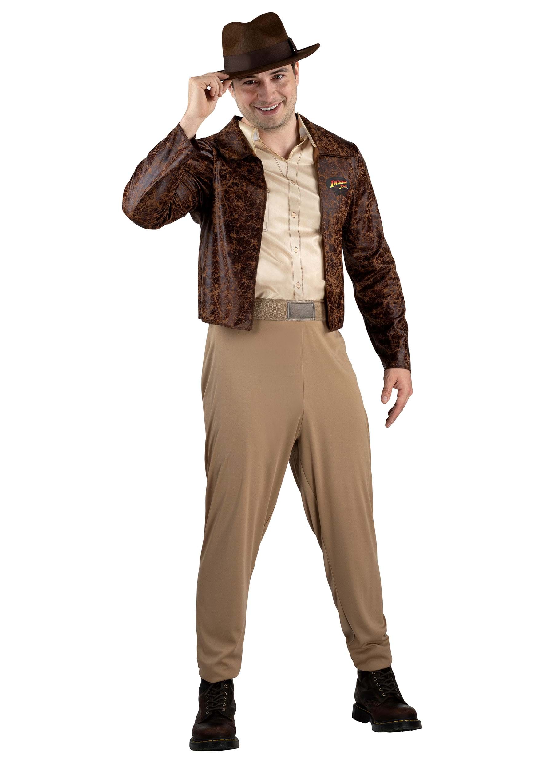 Image of Adult Indiana Jones Qualux Costume | Movie Costumes ID JWC1105-M