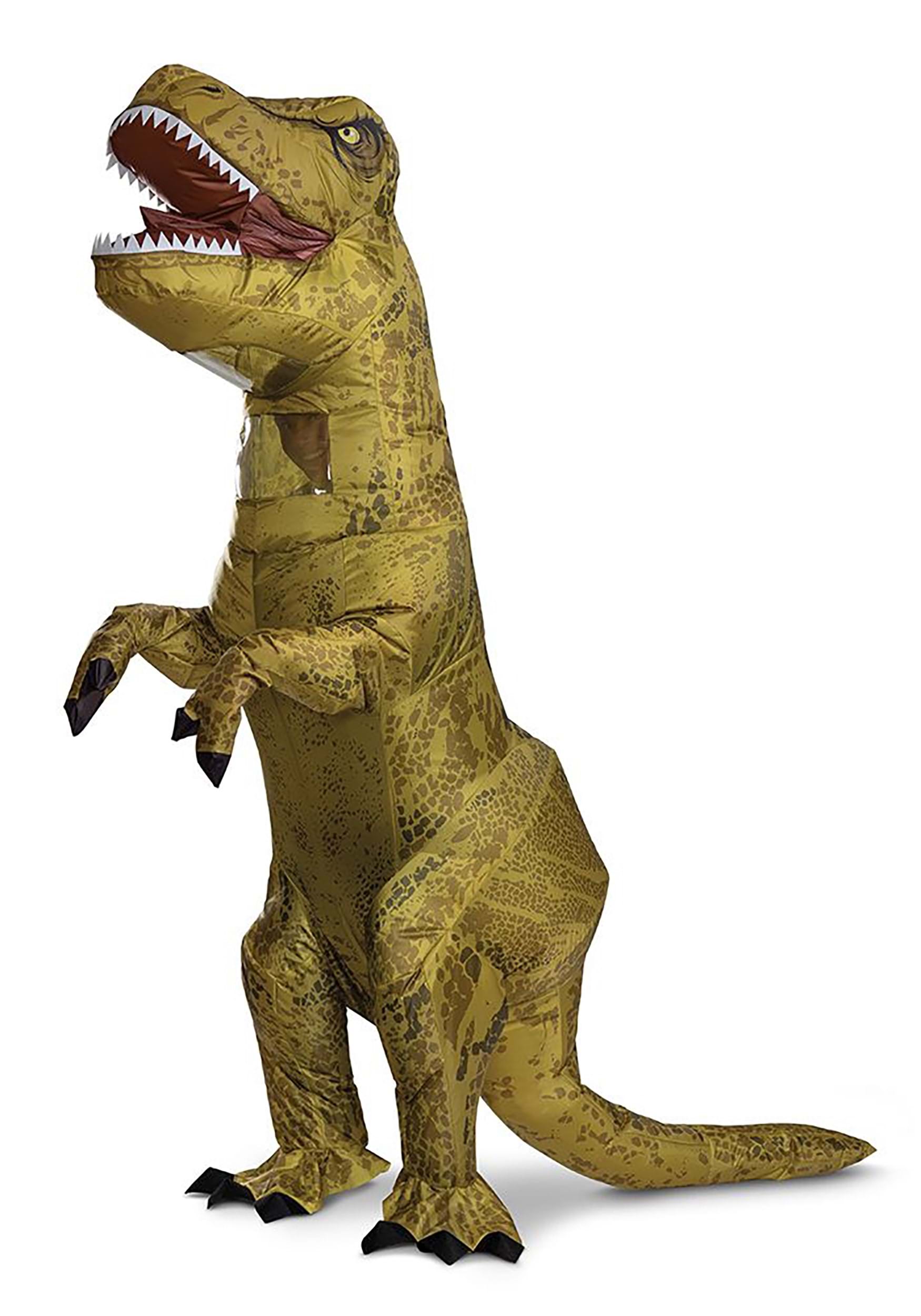 Image of Adult Jurassic World T-Rex Inflatable Costume ID DI145169AD-ST
