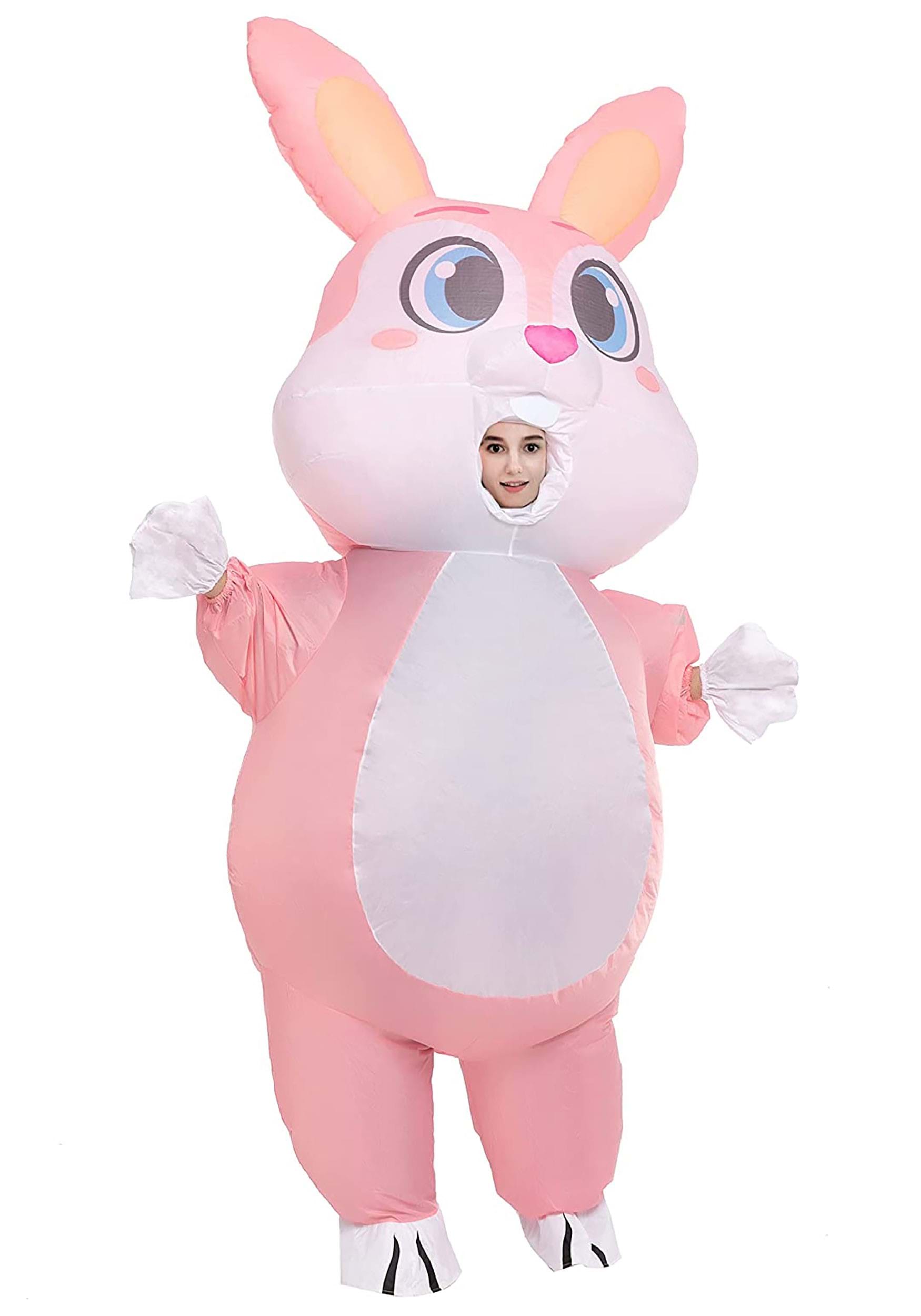 Image of Adult Pink Bunny Inflatable Costume ID JY20871-ST