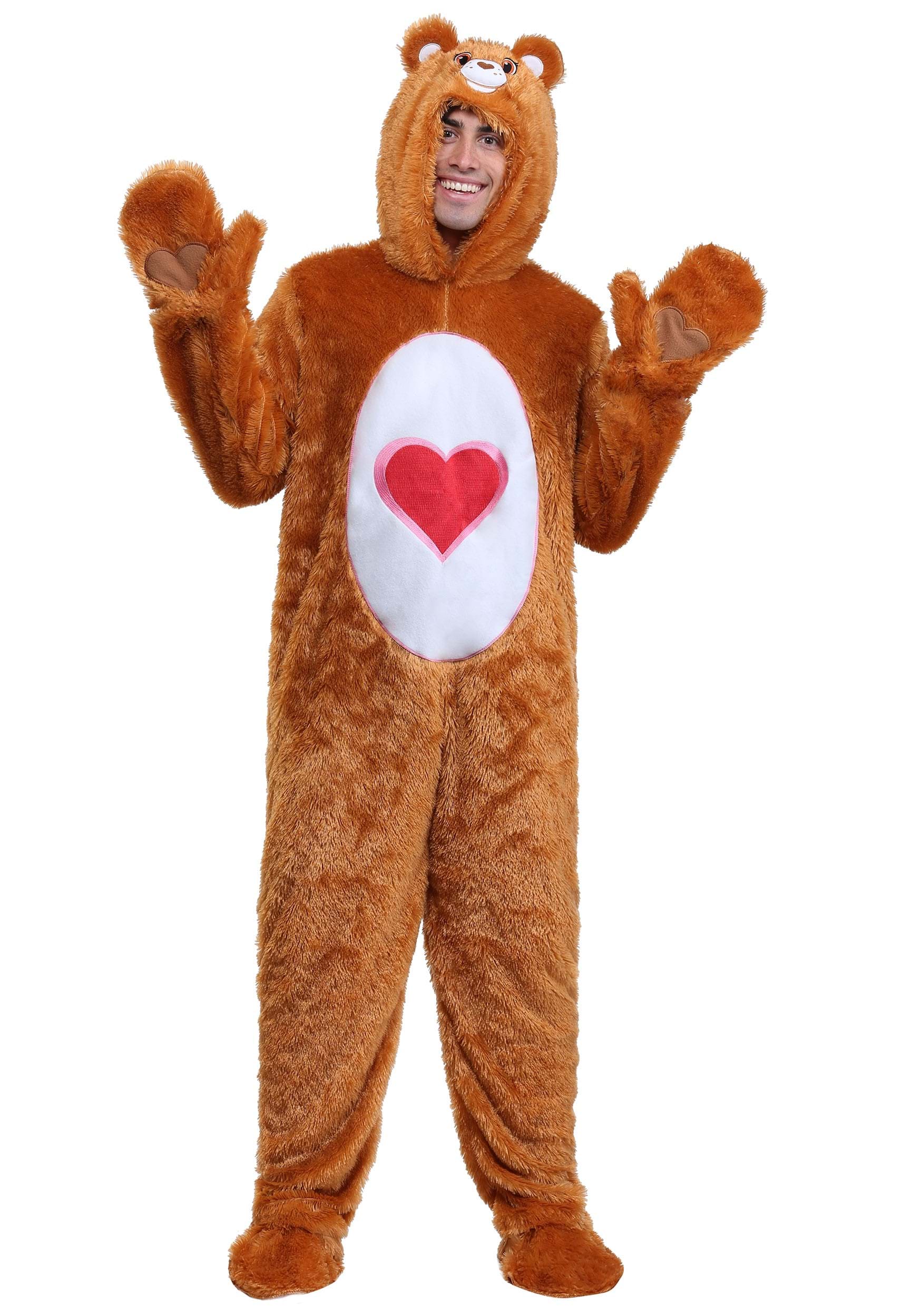 Image of Adult Plus Size Classic Tenderheart Care Bears Costume ID FUN6495PL-6X