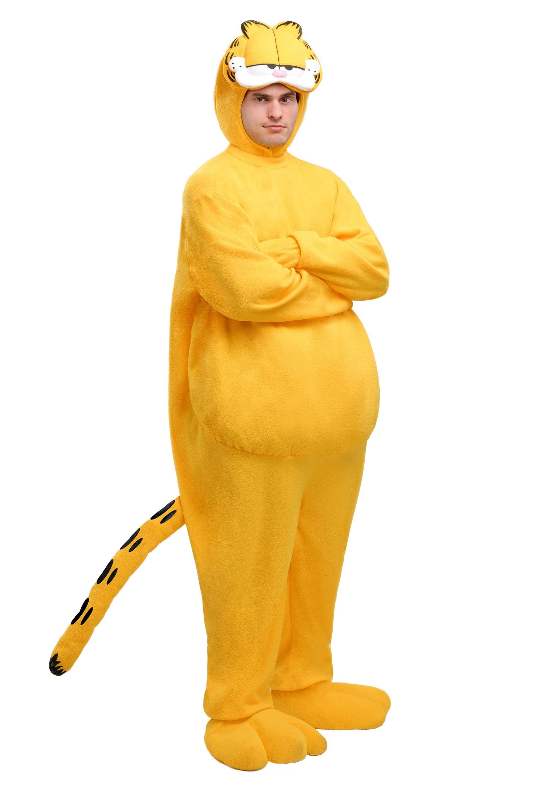 Image of Adult Plus Size Garfield Costume 2X ID GAR2504PL-5X