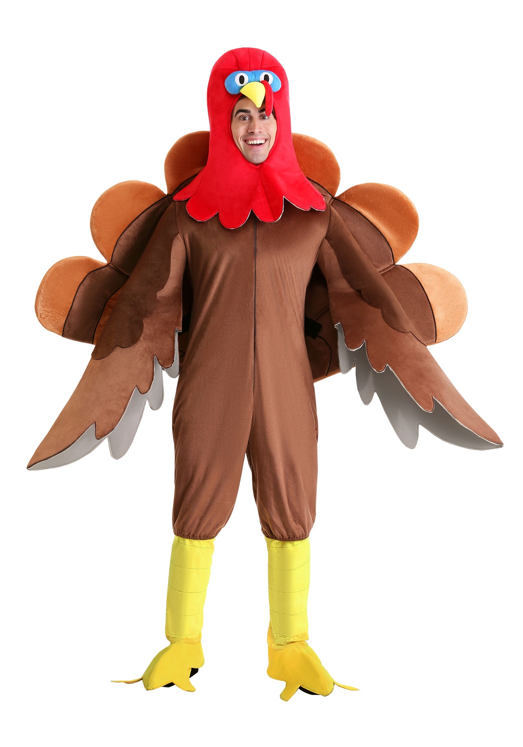 Image of Adults Wild Turkey Costume | Thanksgiving Costume | Exclusive ID FUN7074AD-M