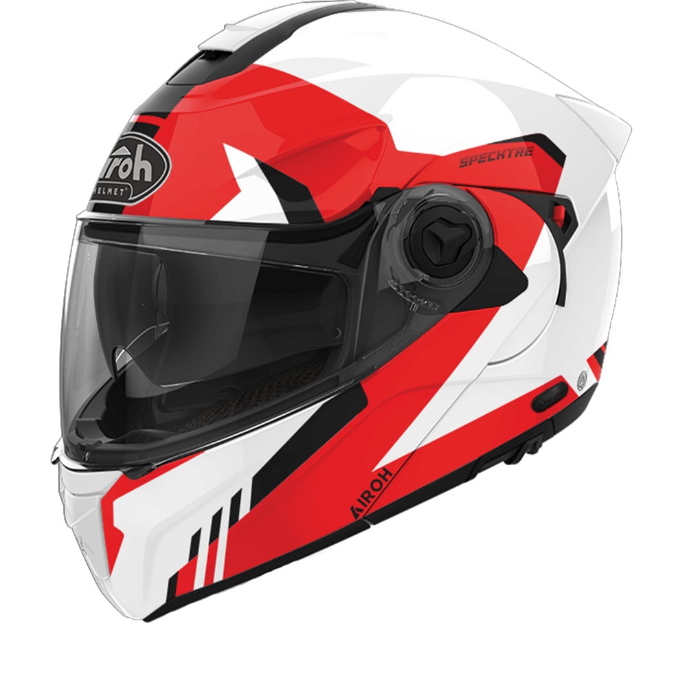 Image of Airoh Helmet Specktre Clever Red Modular Helmet Talla L