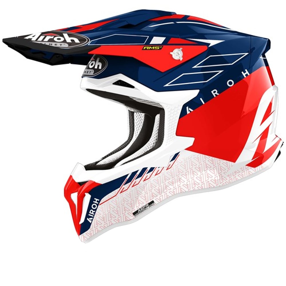 Image of Airoh Strycker Skin Red Matt Offroad Helmet Talla L