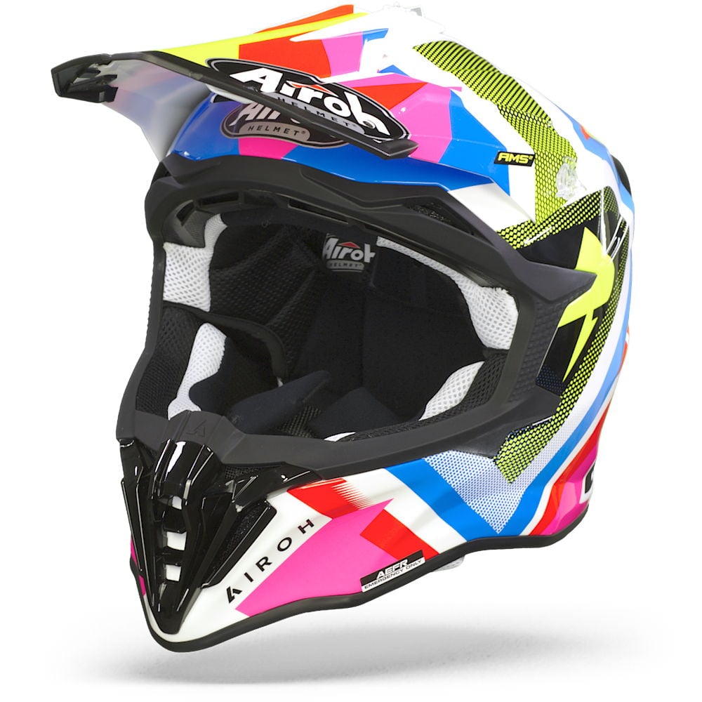 Image of Airoh Strycker View gloss Offroad Helmet Size M EN
